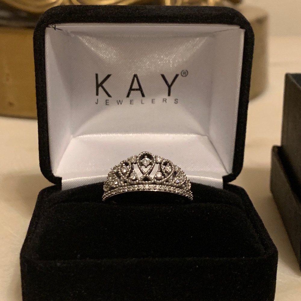 Emmy London Diamond Tiara Ring Size 6 3/4 Kay’s VALENTINES DAY ANNIVERSARY